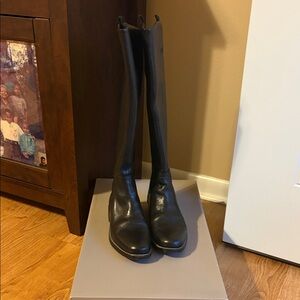 Franco Sarto Black Over the Knee Boots